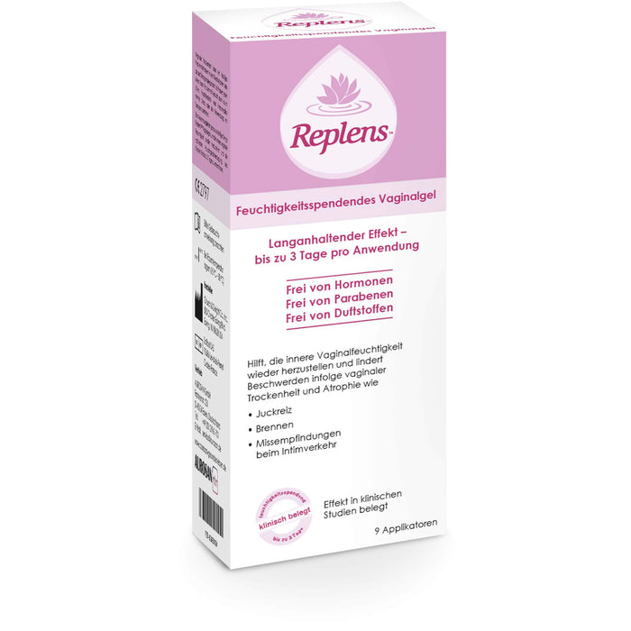 Replens Vaginalgel, 9 St. Gel