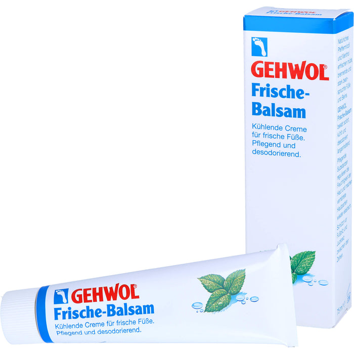 GEHWOL Frische-Balsam kühlende Creme für frische Füße, pflegend und desodorierend, 75 ml Creme