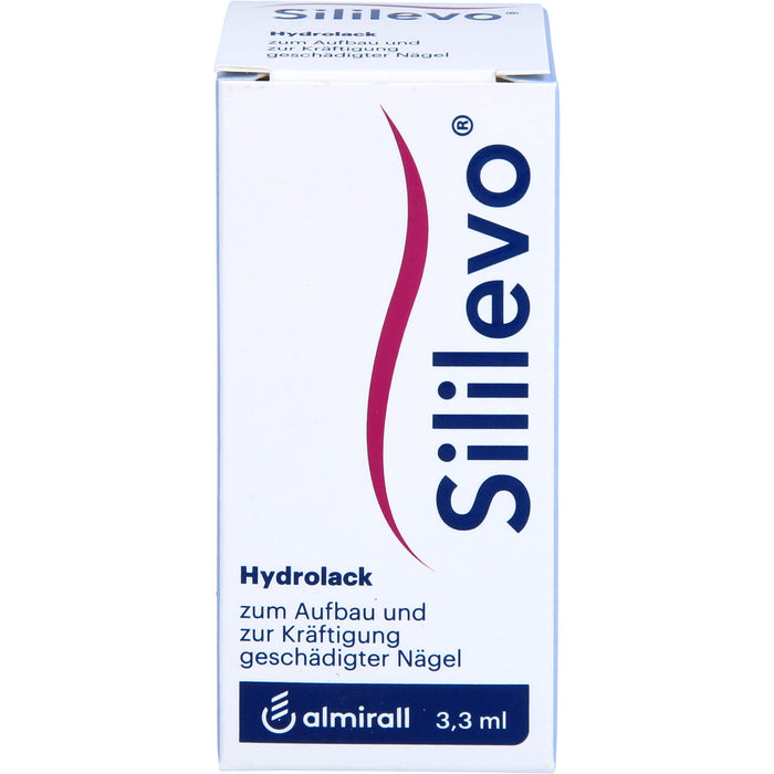 Sililevo Hydrolack  zum Aufbau und zur Kräftigung  geschädigter Nägel, 3.3 ml Lösung