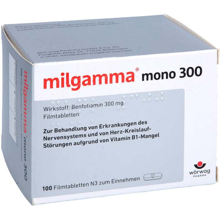 milgamma mono 300, Filmtabletten, 100 St. Tabletten