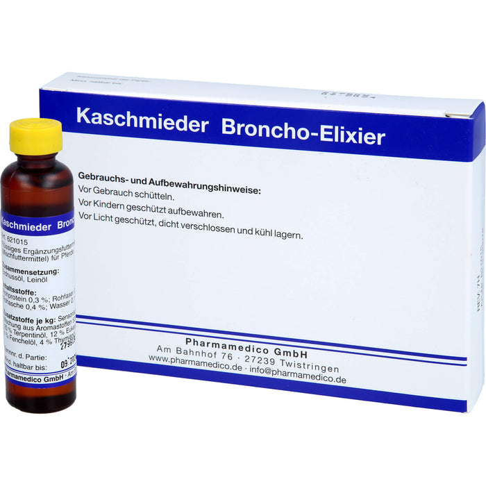 Pharmamedico Kaschmieder Broncho-Elixier für Pferde, 6 St. Flaschen