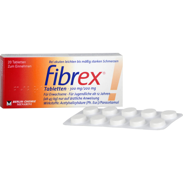 BERLIN-CHEMIE fibrex Tabletten bei Schmerzen, 20 St. Tabletten