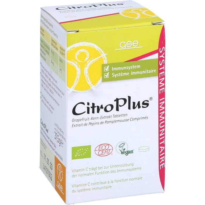 GSE CitroPlus Grapefruit-Kern-Extrakt Tabletten, 75 St. Tabletten