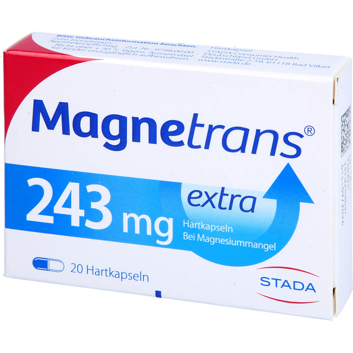 Magnetrans extra 243 mg Hartkapseln bei Magnesiummangel, 20 St. Kapseln