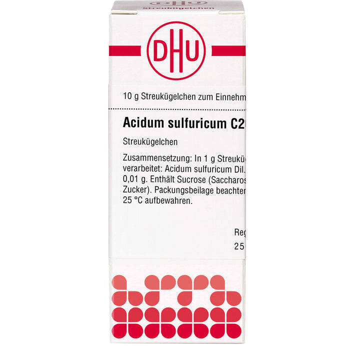 DHU Acidum sulfuricum C200 Streukügelchen, 10 g Globuli