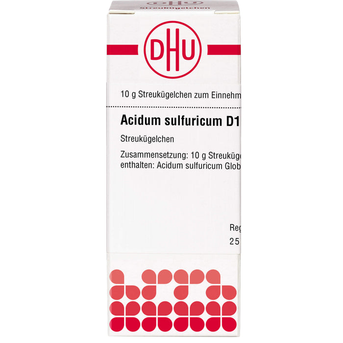 DHU Acidum sulfuricum D10 Streukügelchen, 10 g Globuli