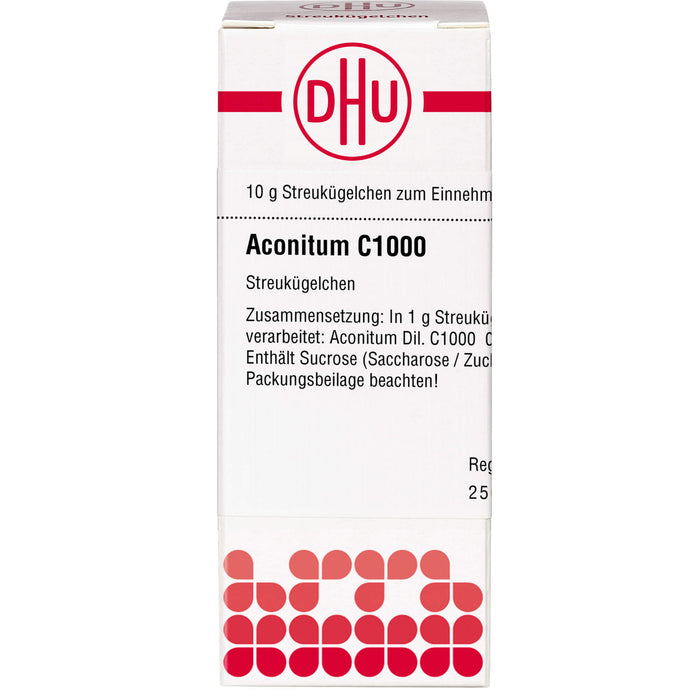 DHU Aconitum C1000 Streukügelchen, 10 g Globuli