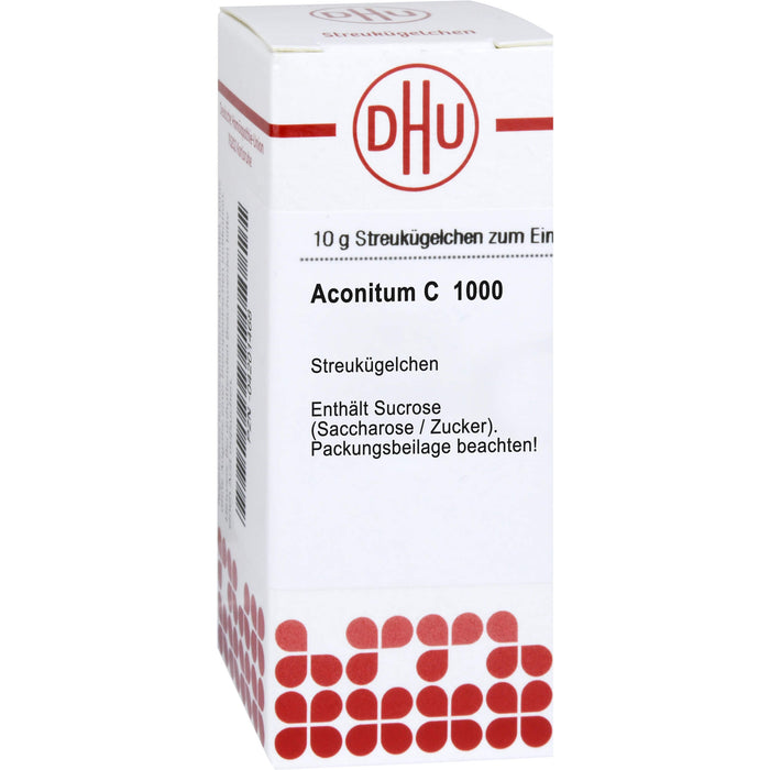 DHU Aconitum C1000 Streukügelchen, 10 g Globuli