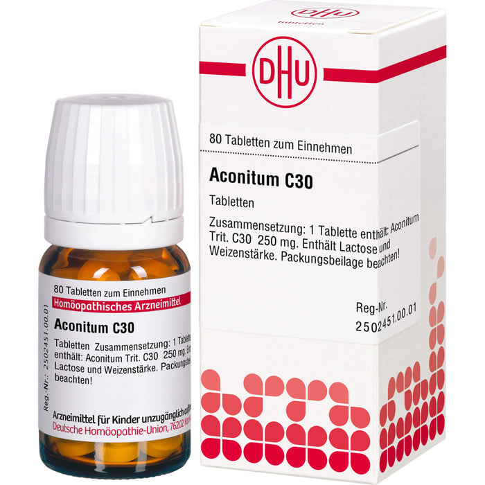 DHU Aconitum C30 Tabletten, 80 St. Tabletten