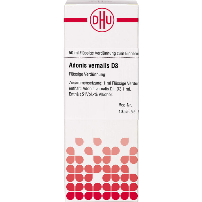 Adonis vernalis D3 DHU Dilution, 50 ml Lösung