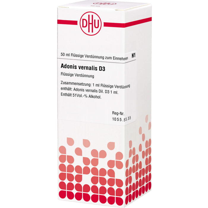 Adonis vernalis D3 DHU Dilution, 50 ml Lösung