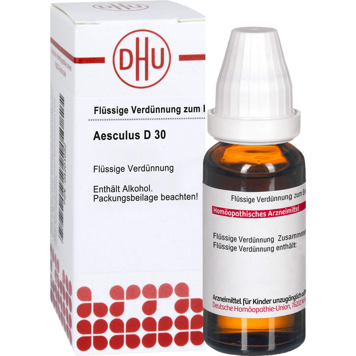 DHU Aesculus D30 Dilution, 20 ml Lösung