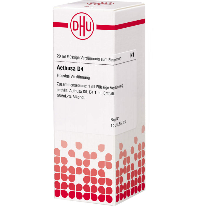 DHU Aethusa D4 Dilution, 20 ml Lösung