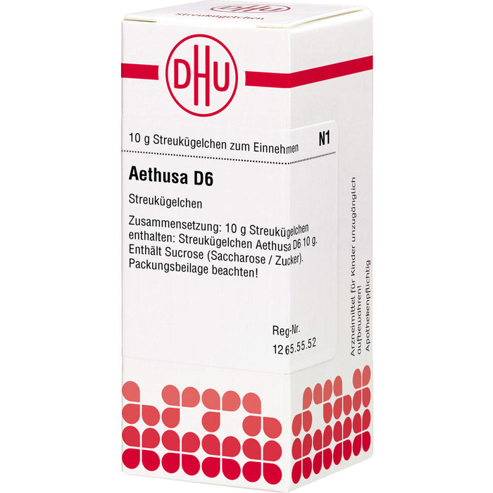 DHU Aethusa D6 Streukügelchen, 10 g Globuli