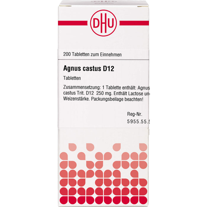 DHU Agnus castus D12 Tabletten, 200 St. Tabletten