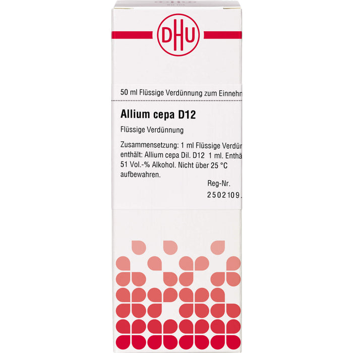 DHU Allium cepa D12 Dilution, 50 ml Lösung