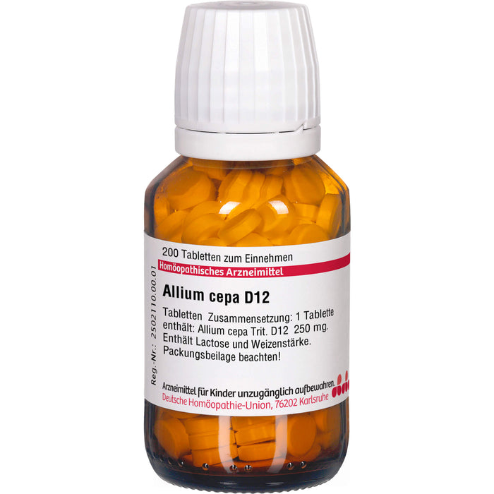 DHU Allium cepa D12 Tabletten, 200 St. Tabletten