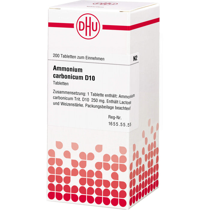 Ammonium carbonicum D10 DHU Tabletten, 200 St. Tabletten