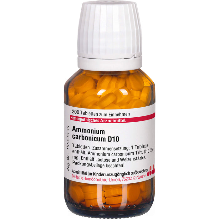 Ammonium carbonicum D10 DHU Tabletten, 200 St. Tabletten