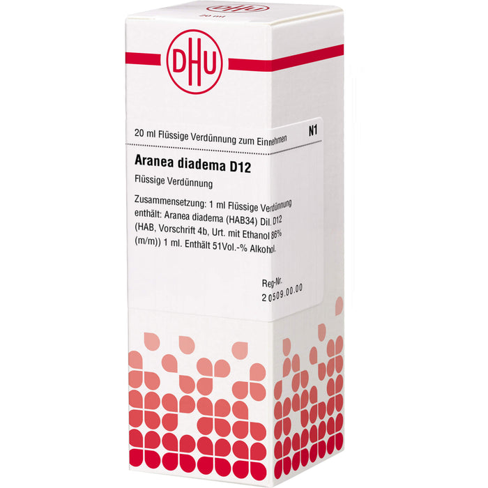 DHU Aranea diadema D12 Dilution, 20 ml Lösung