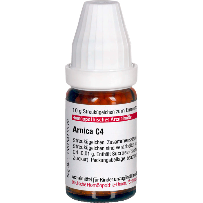 DHU Arnica C4 Streukügelchen, 10 g Globuli