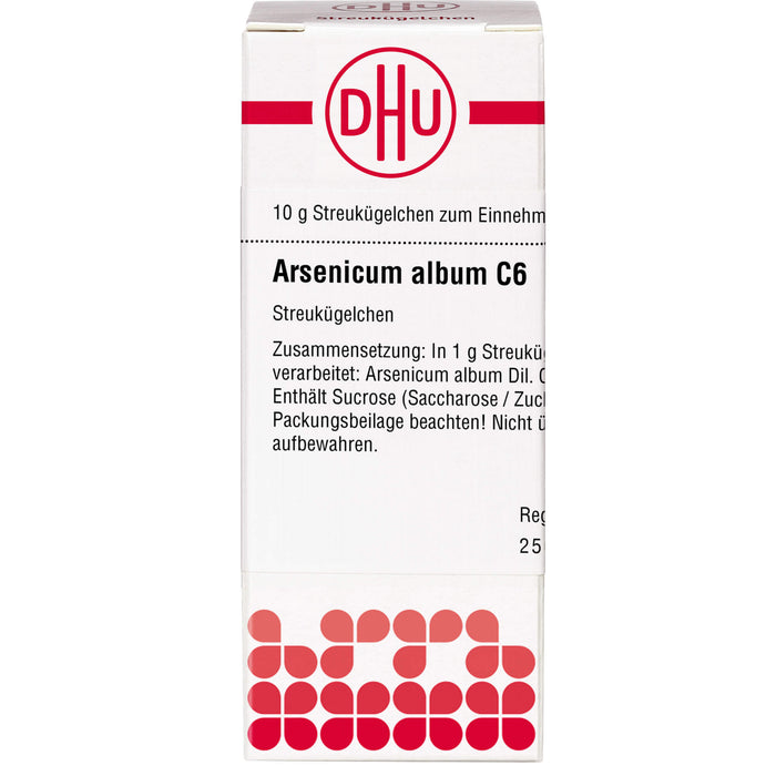 DHU Arsenicum album C6 Streukügelchen, 10 g Globuli