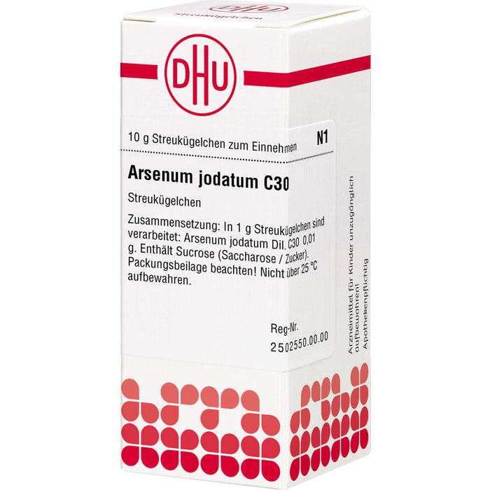 Arsenum jodatum C30 DHU Globuli, 10 g Globuli