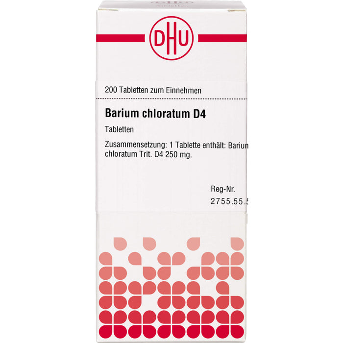 Barium chloratum D4 DHU Tabletten, 200 St. Tabletten