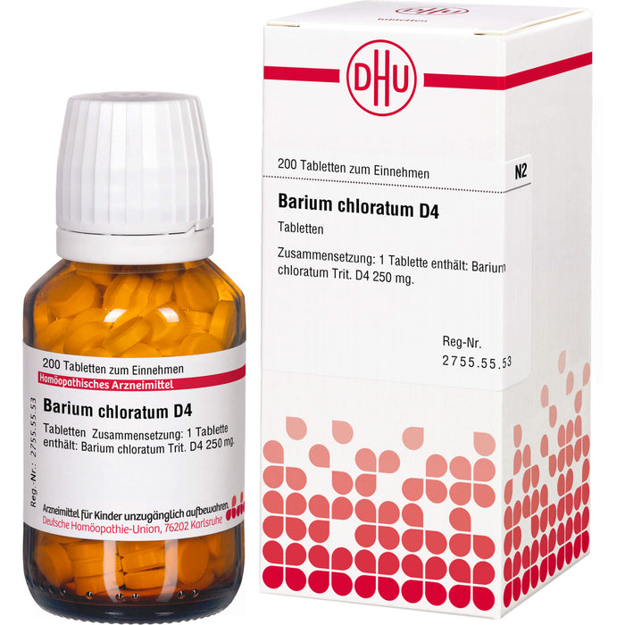 Barium chloratum D4 DHU Tabletten, 200 St. Tabletten