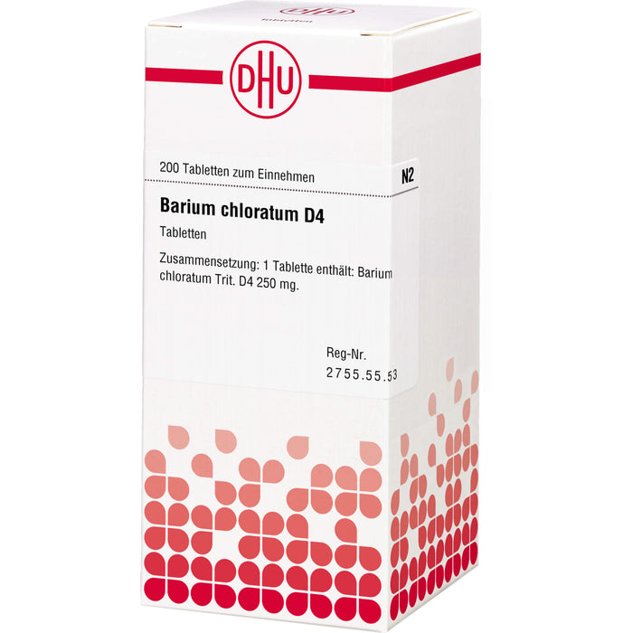 Barium chloratum D4 DHU Tabletten, 200 St. Tabletten