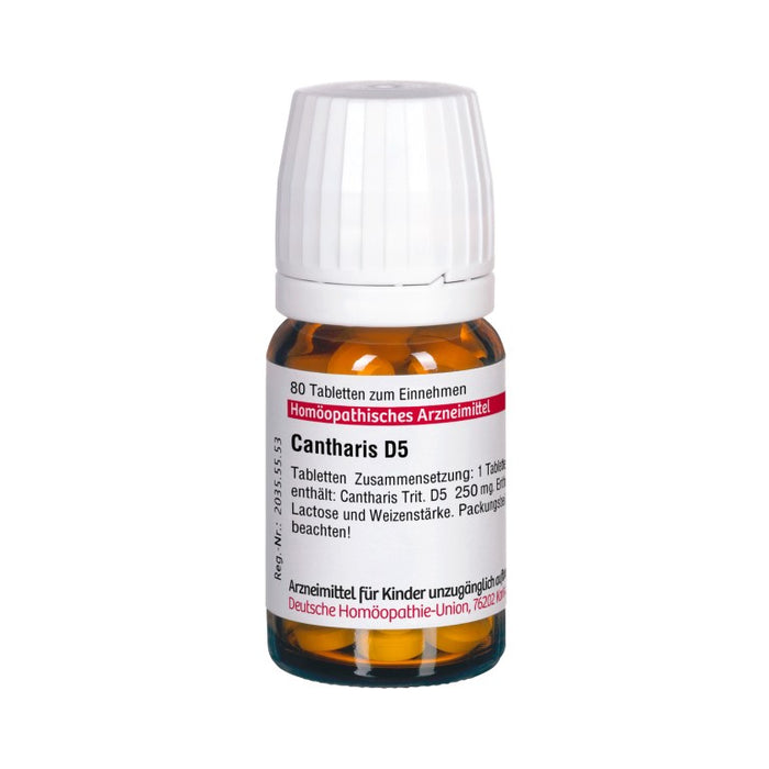 DHU Cantharis D5 Tabletten, 80 St. Tabletten