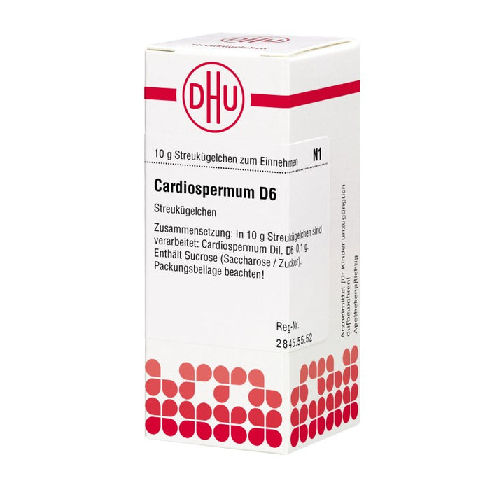 DHU Cardiospermum D6 Streukügelchen, 10 g Globuli