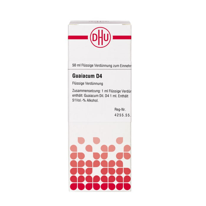 Guaiacum D4 DHU Dilution, 50 ml Lösung