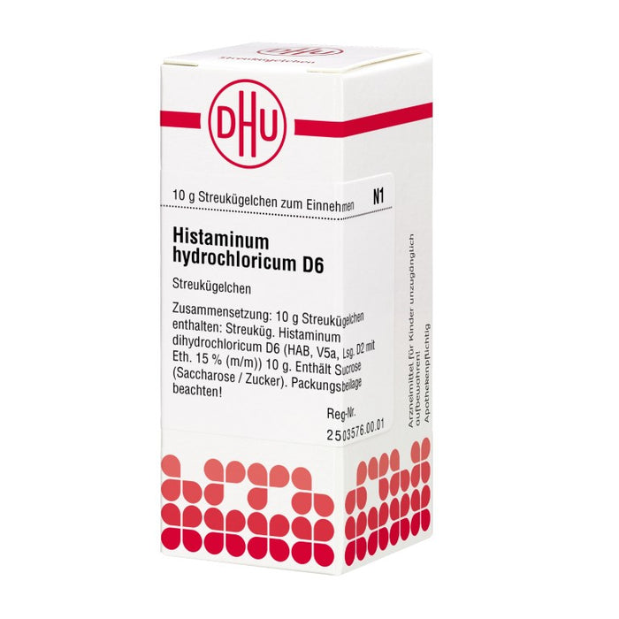 DHU Histaminum hydrochloricum D6 Streukügelchen, 10 g Globuli