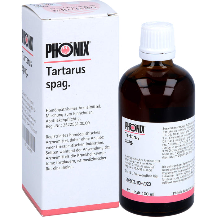 PHÖNIX tartarus spag. Tropfen, 100 ml Mischung