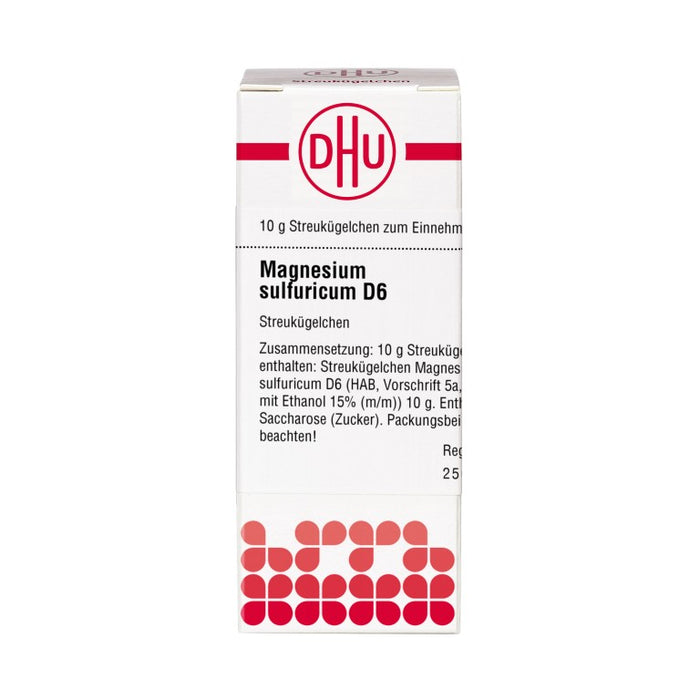 DHU Magnesium sulfuricum D6 Streukügelchen, 10 g Globuli