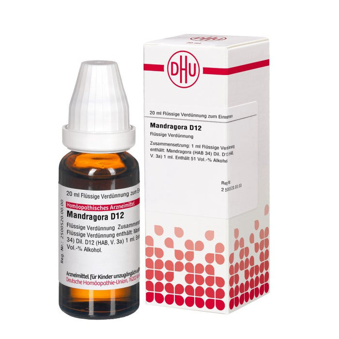 DHU Mandragora D12 Dilution, 20 ml Lösung