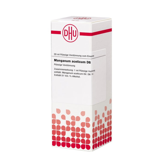 Manganum aceticum D6 DHU Dilution, 20 ml Lösung