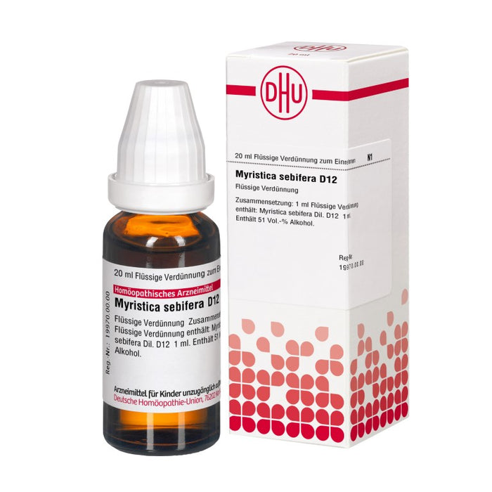 Myristica sebifera D12 DHU Dilution, 20 ml Lösung