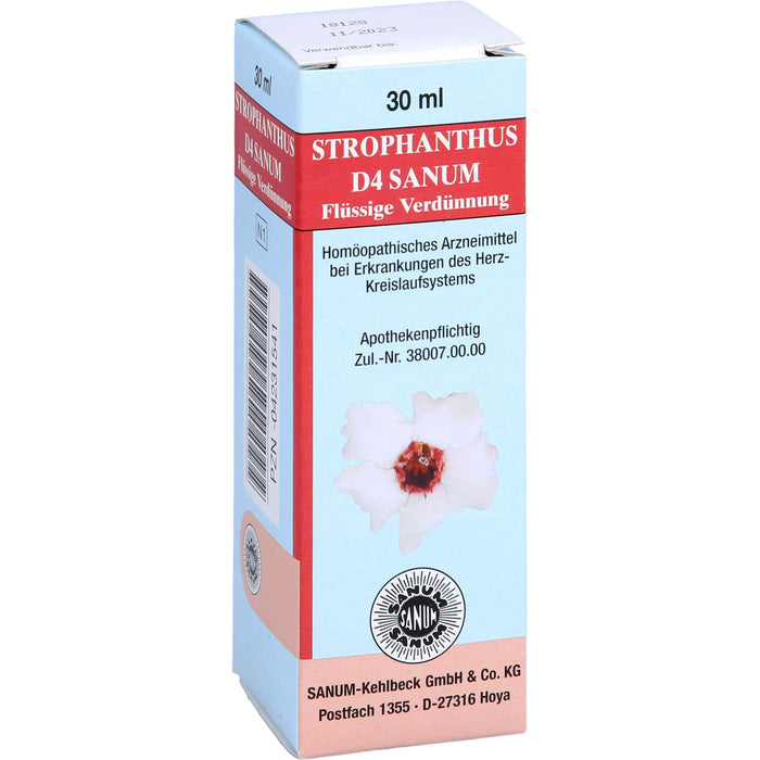 SANUM-KEHLBECK Strophantus D4 flüssige Verdünnung, 30 ml Lösung