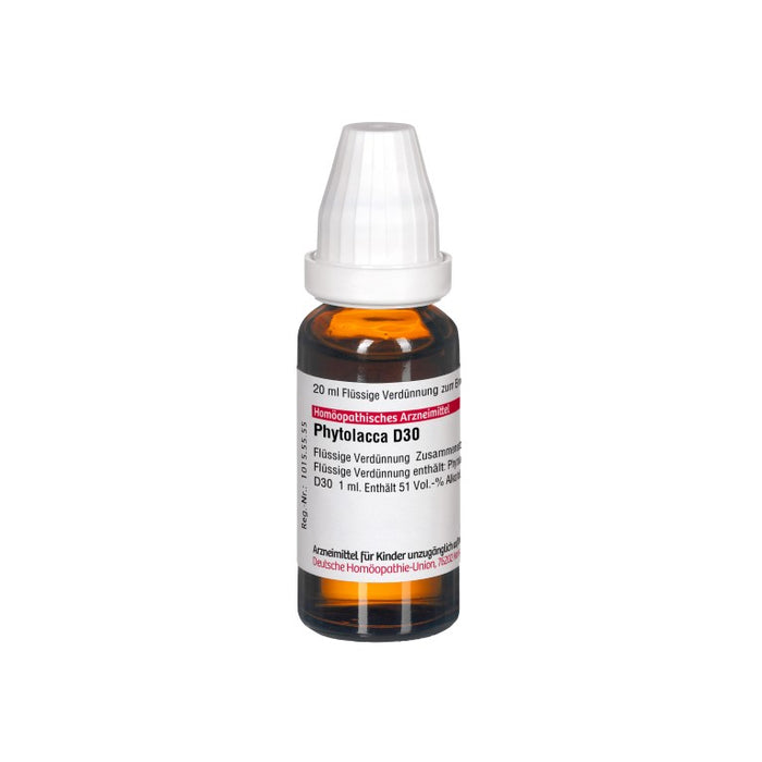 DHU Phytolacca D30 Dilution, 20 ml Lösung