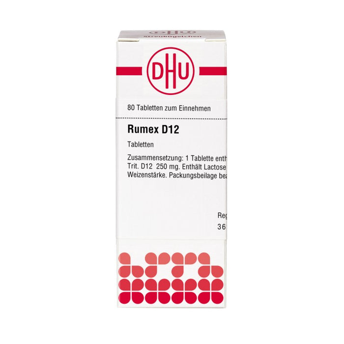 DHU Rumex D12 Tabletten, 80 St. Tabletten