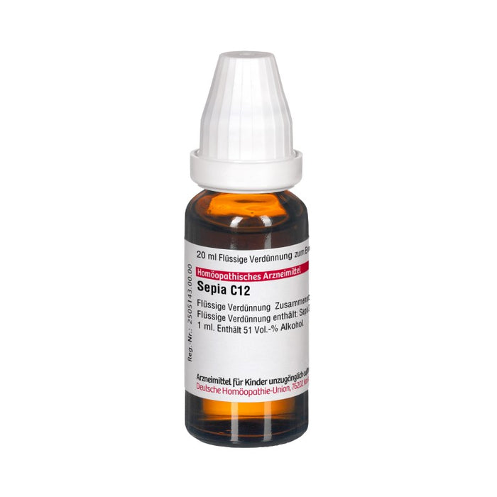 DHU Sepia C12 Dilution, 20 ml Lösung