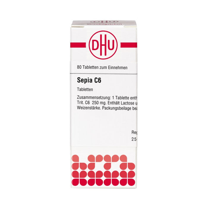 DHU Sepia C6 Tabletten, 80 St. Tabletten