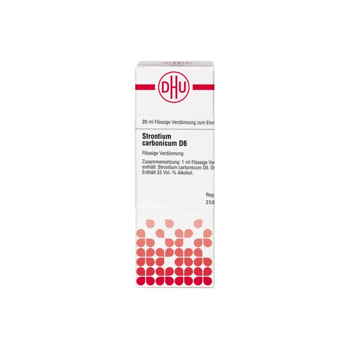 DHU Strontium carbonicum D6 Dilution, 20 ml Lösung