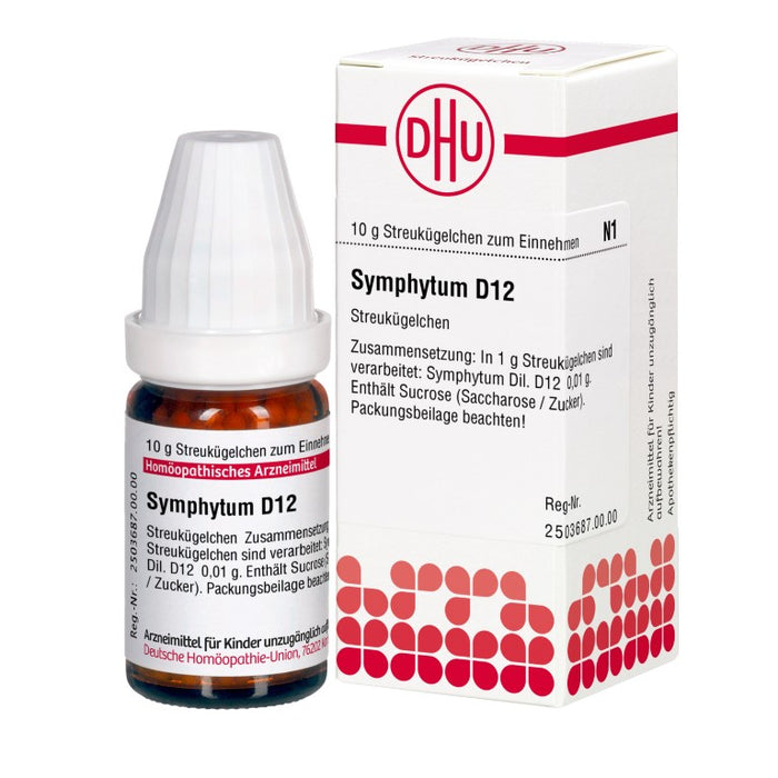 DHU Symphytum D12 Streukügelchen, 10 g Globuli