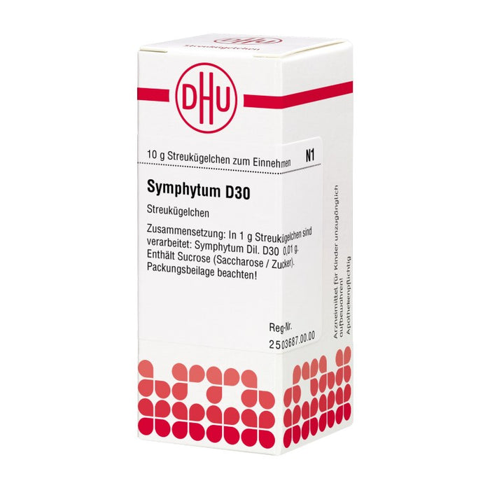 DHU Symphytum D30 Streukügelchen, 10 g Globuli