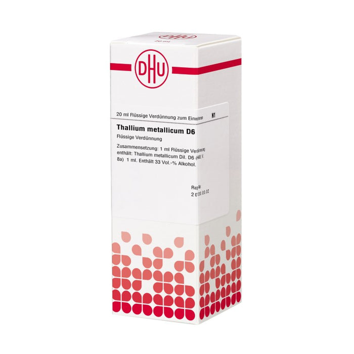 Thallium metallicum D6 DHU Dilution, 20 ml Lösung