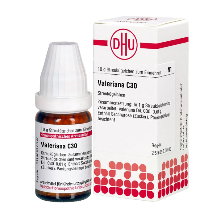 Valeriana C30 DHU Globuli, 10 g Globuli