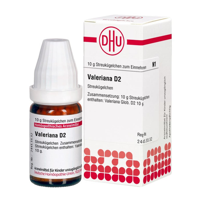 Valeriana D2 DHU Globuli, 10 g Globuli